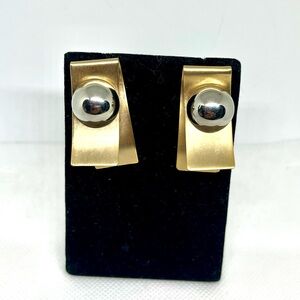 Vintage MCM Sculptural Earrings